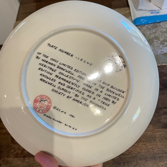 Norman Rockwell “Heritage Collection” Plate - Picture 2 of 2